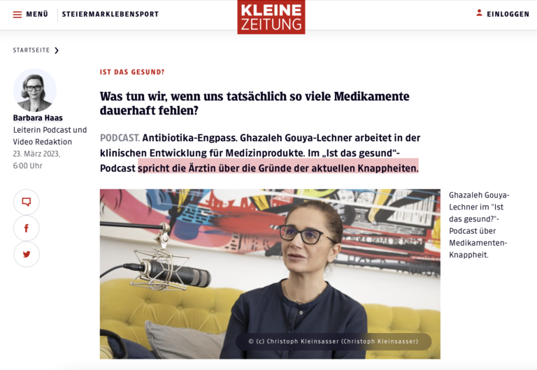 Medikamentenkrise wird nicht weggehen